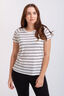 Macpac Women's Ella 180 Merino T-Shirt, Cream/ Grey Marle, hi-res