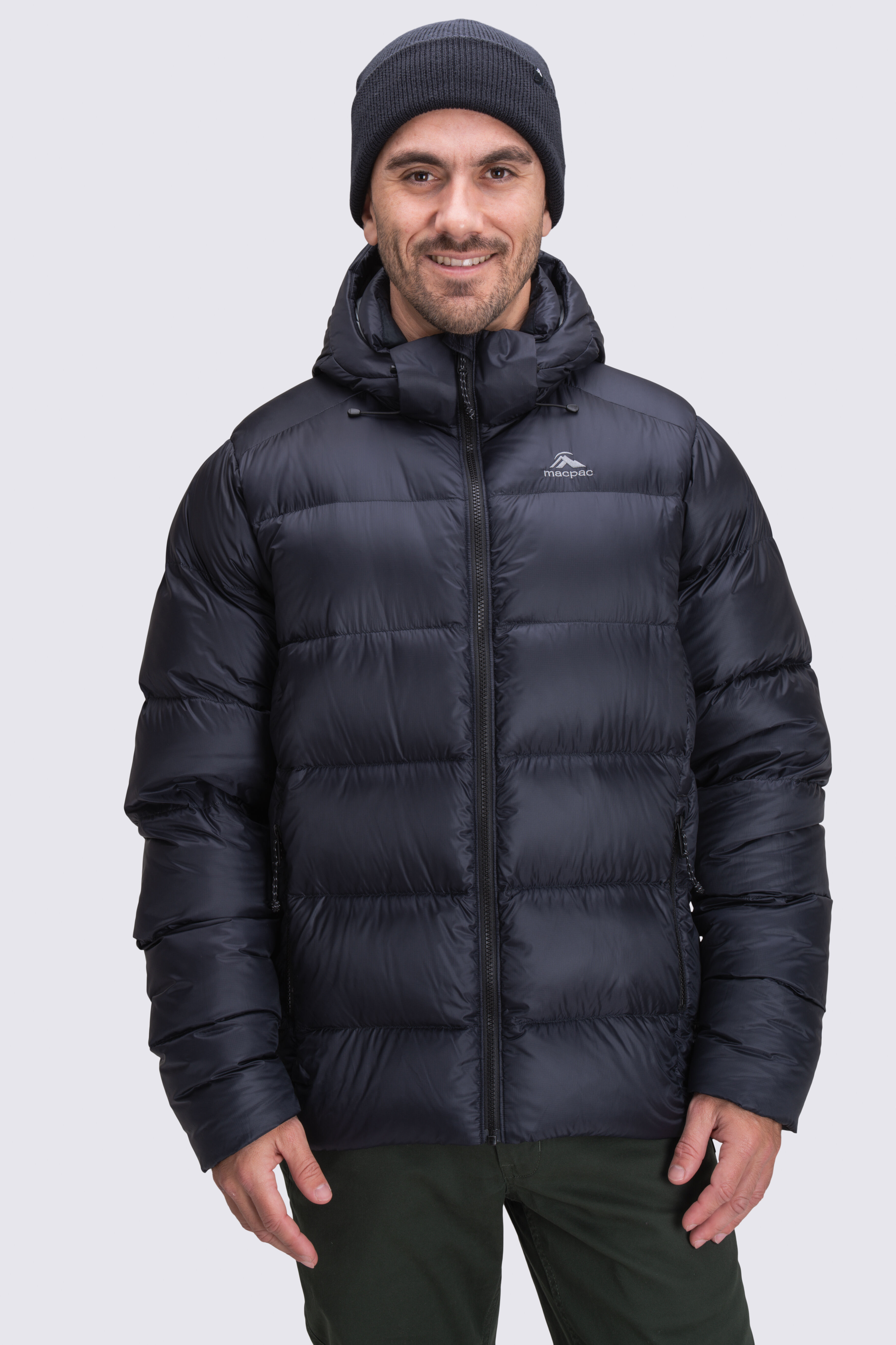 Macpac black cheap puffer jacket