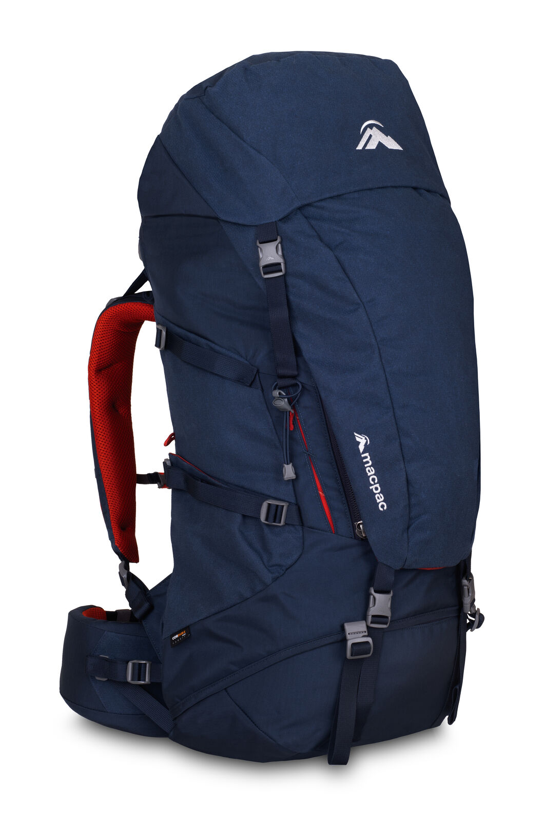 Macpac Torlesse AzTec® Front Zip 65L Hiking Backpack, Black Iris, hi-res