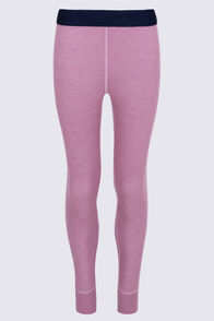 Macpac Kids' 220 Merino Long Johns, Lilas, hi-res