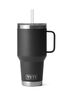 YETI® Rambler® Mug with Straw Cap — 35 oz, Black, hi-res