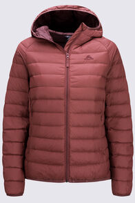 Macpac Women's Uber Light Hooded Down Jacket ♺, Hot Chocolate, hi-res