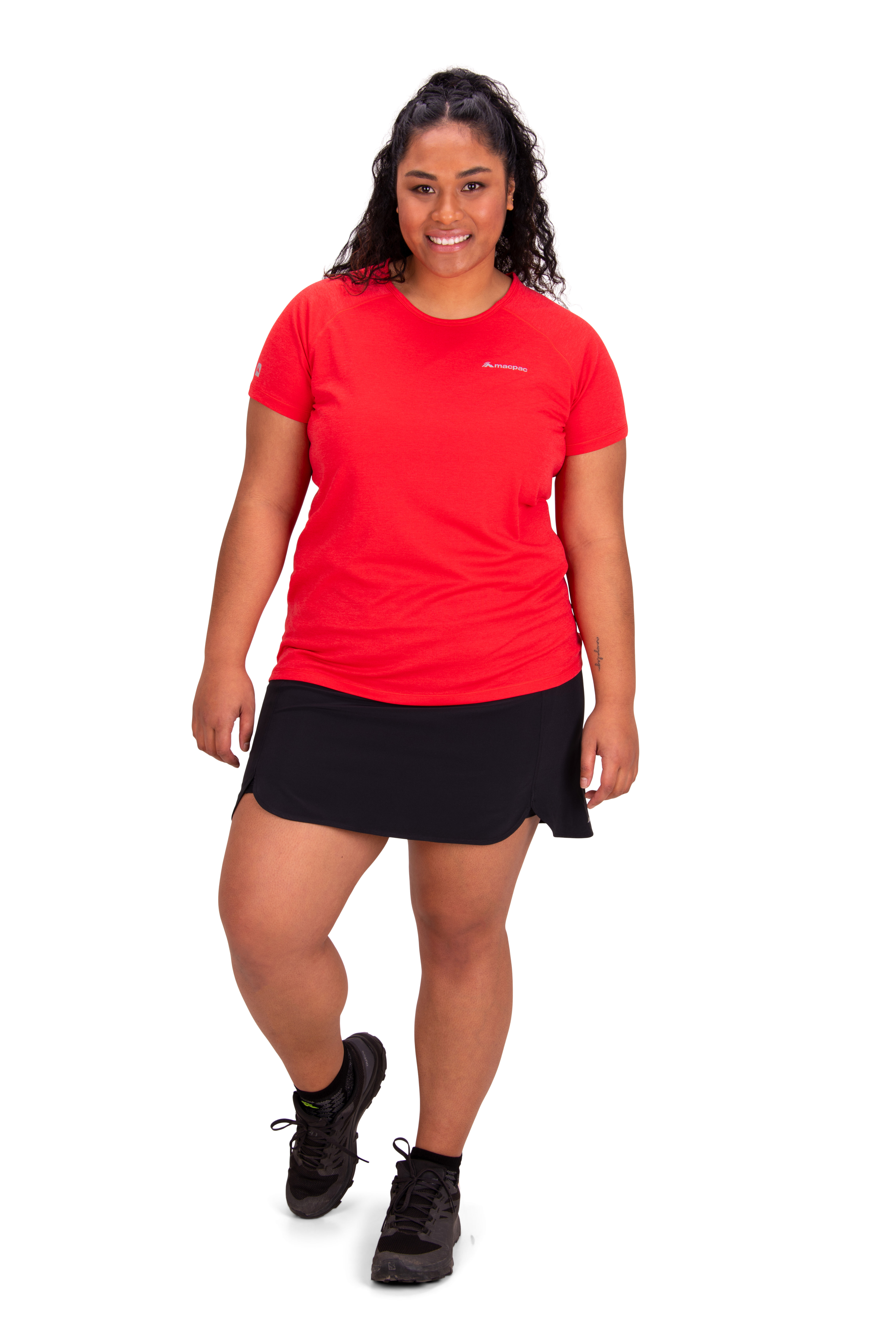 Plus size top hiking skort