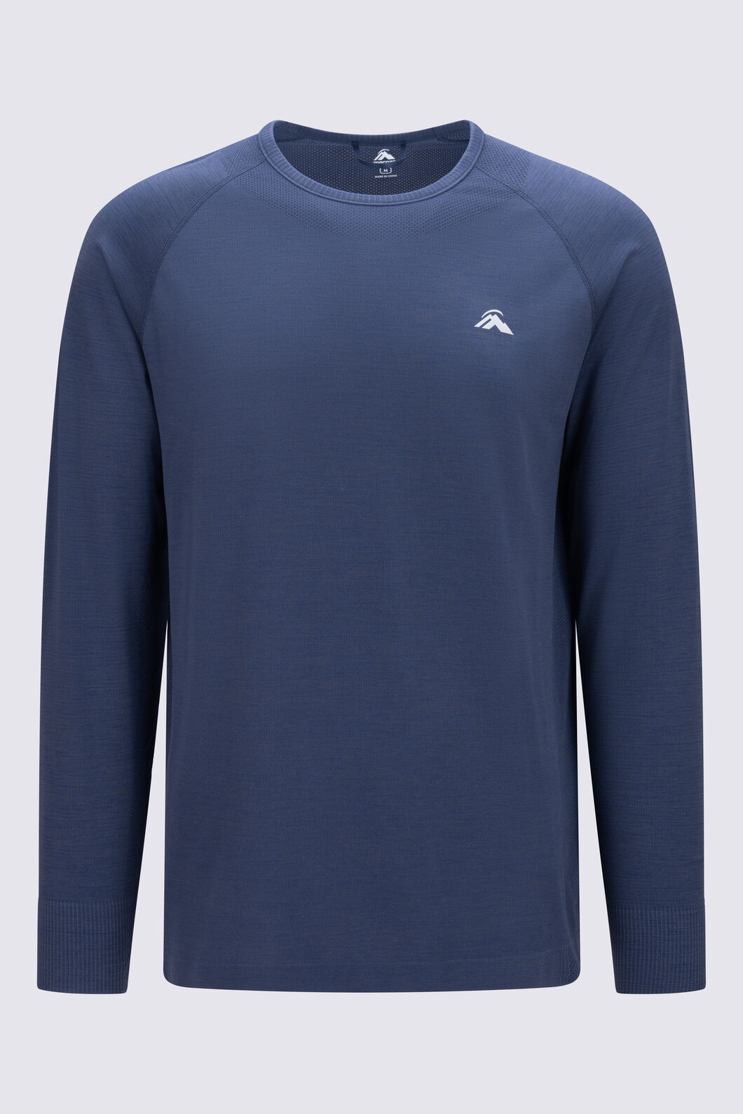 Macpac Men's Limitless Repreve&reg;  Long Sleeve T-Shirt, Navy, hi-res