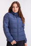 Macpac Women's Halo Hooded Down Jacket ♺, Blue Indigo, hi-res