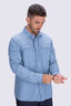 Macpac Men's brrr° Long Sleeve Shirt, Windward Blue, hi-res
