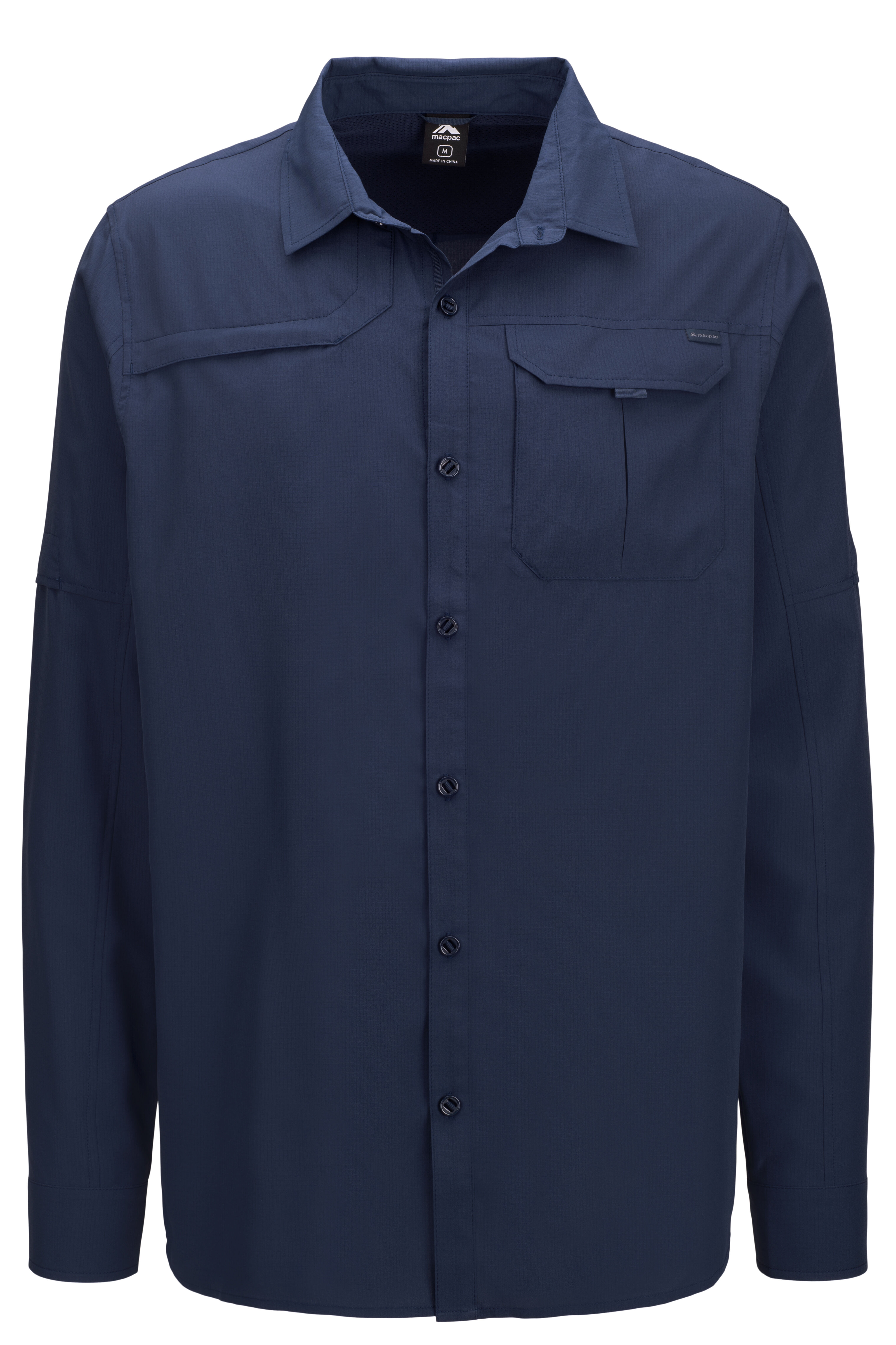 Chemise Macpac Pour Homme - XL - Bleu - Boutons, Poches - Idéale Plein Air
