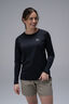 Macpac Women's Cass Long-Sleeve T-Shirt, BLACK MARLE, hi-res