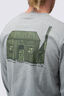 Macpac Men's Waihohonu Hut Fairtrade Organic Cotton Long Sleeve T-Shirt, Grey Marle, hi-res
