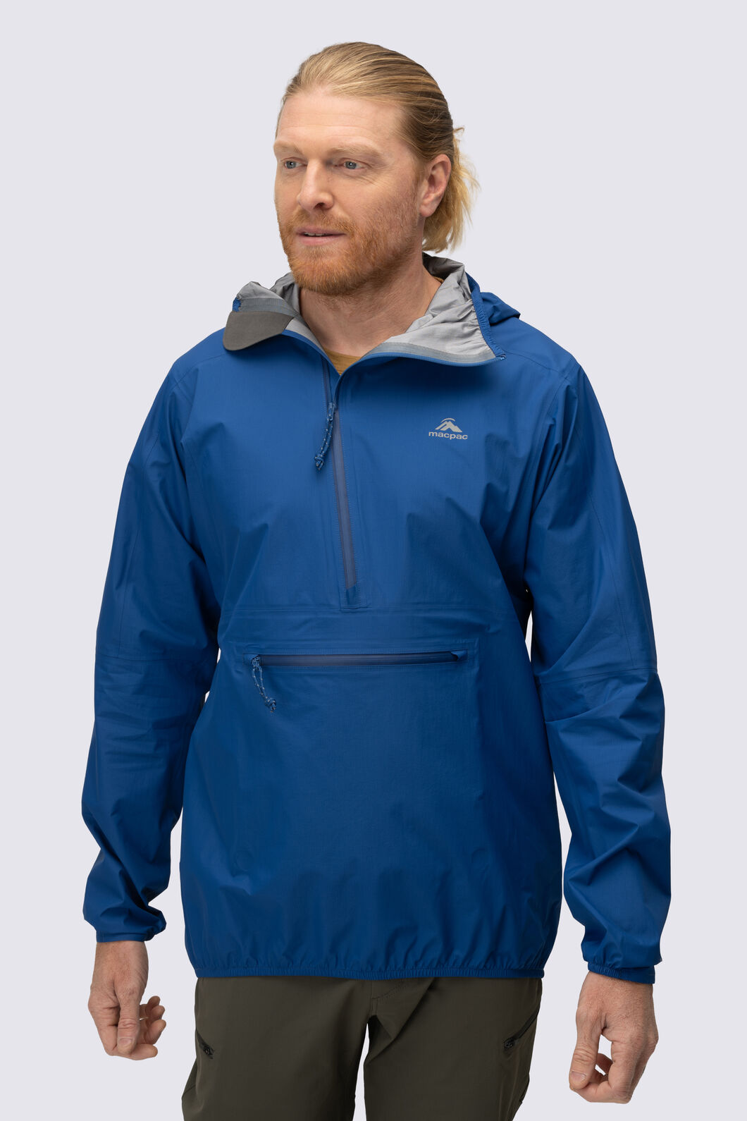 Macpac Men&rsquo;s Hightail Anorak, Sport Blue, hi-res