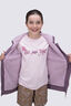 Macpac Kids' Waffle Sherpa Hooded Jacket, Grapeade, hi-res