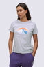 Macpac Women's Wilderness Equipment Fairtrade Organic Cotton Short Sleeve T-Shirt, Light Grey Marle, hi-res