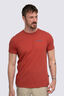 Macpac Men's Abstract Nature New Cotton Short Sleeve T-Shirt, Tandoori Spice, hi-res