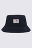 Macpac Winger Reversible Bucket Hat, Black/Black, hi-res