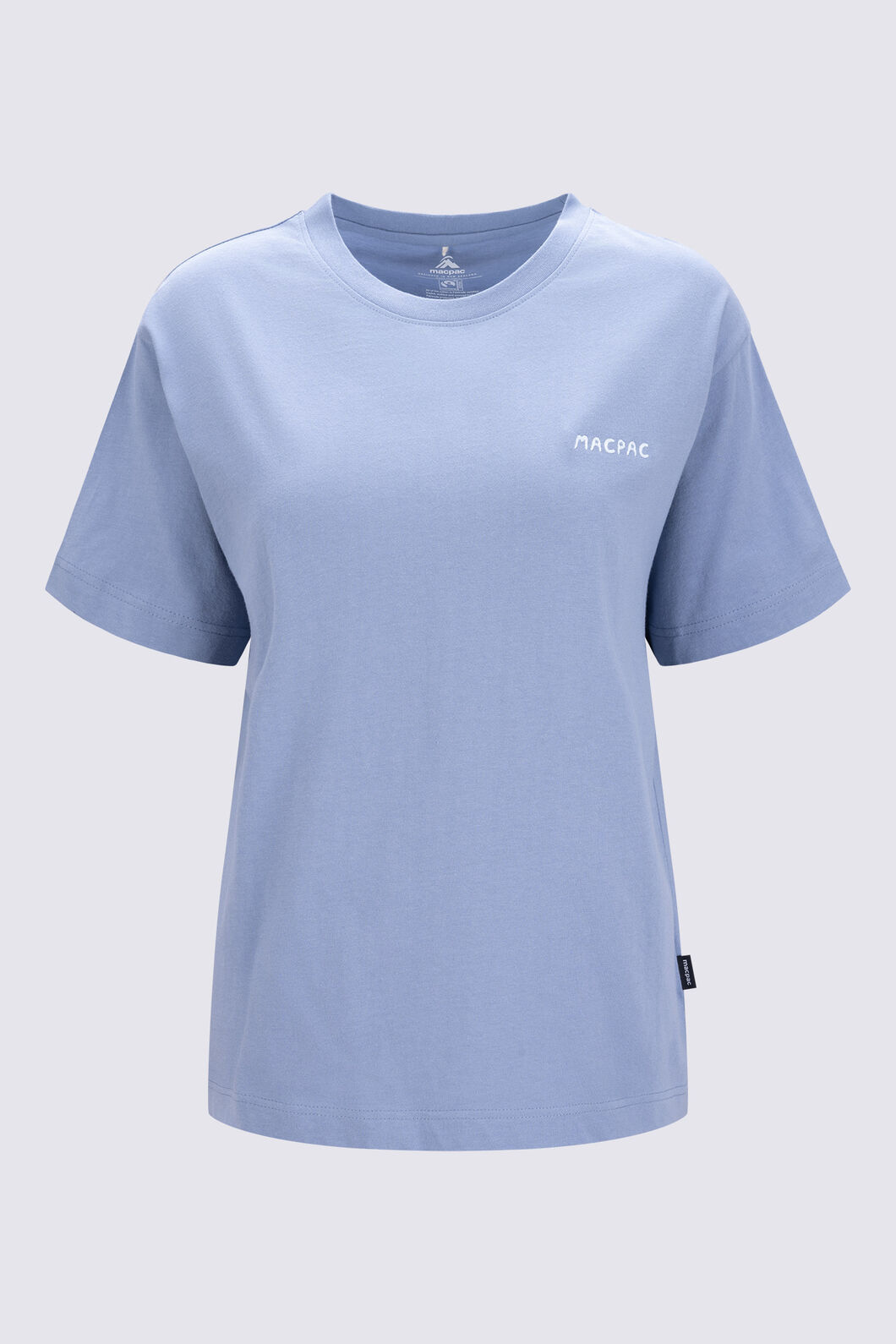 Macpac Women's Boxy T-Shirt, Troposphere, hi-res