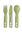 Sea to Summit 3-Piece Horizon Cutlery Set - Tarragon, Tarragon, hi-res
