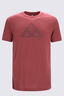 Macpac Men's 180 Merino T-Shirt, Spiced Apple, hi-res