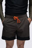 Macpac Men's Brighton 6" Boardshorts, Black/Grape Leaf, hi-res