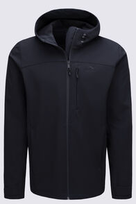 Macpac Men's Sabre Hooded Softshell Jacket, Black, hi-res