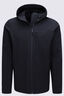 Macpac Men's Sabre Hooded Softshell Jacket, Black, hi-res