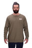 Macpac Men's Fairtrade Organic Cotton Crew, Deep Lichen Green, hi-res