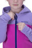 Macpac Kids' Tui Fleece Jacket, Chalk Violet/Rose Violet, hi-res