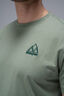 Macpac Men's Vintage Embroidered Fairtrade Organic Cotton Short Sleeve T-Shirt, Hedge Green, hi-res