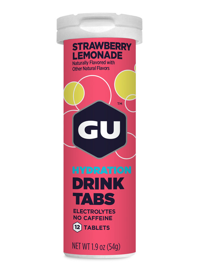 GU Energy Hydration Tablets-Strawberry Lemonade, None