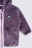 Macpac Baby Acorn Fleece Jacket, Black Plum, hi-res