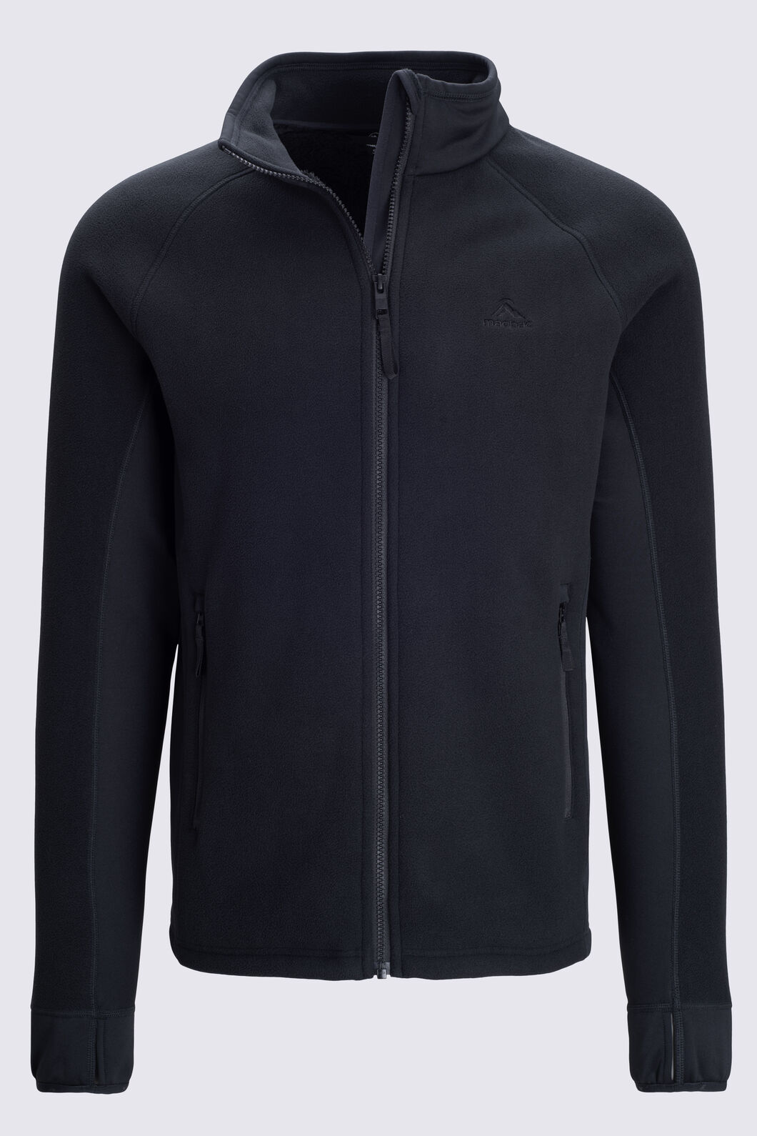 Macpac Men's Mountain Fleece Jacket, True Black, hi-res