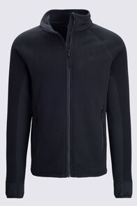 Macpac Men's Mountain Fleece Jacket, True Black, hi-res