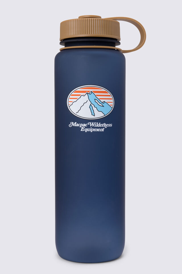 Macpac Nerine 1L Soft Touch Water Bottle, Wilderness Navy, view 1