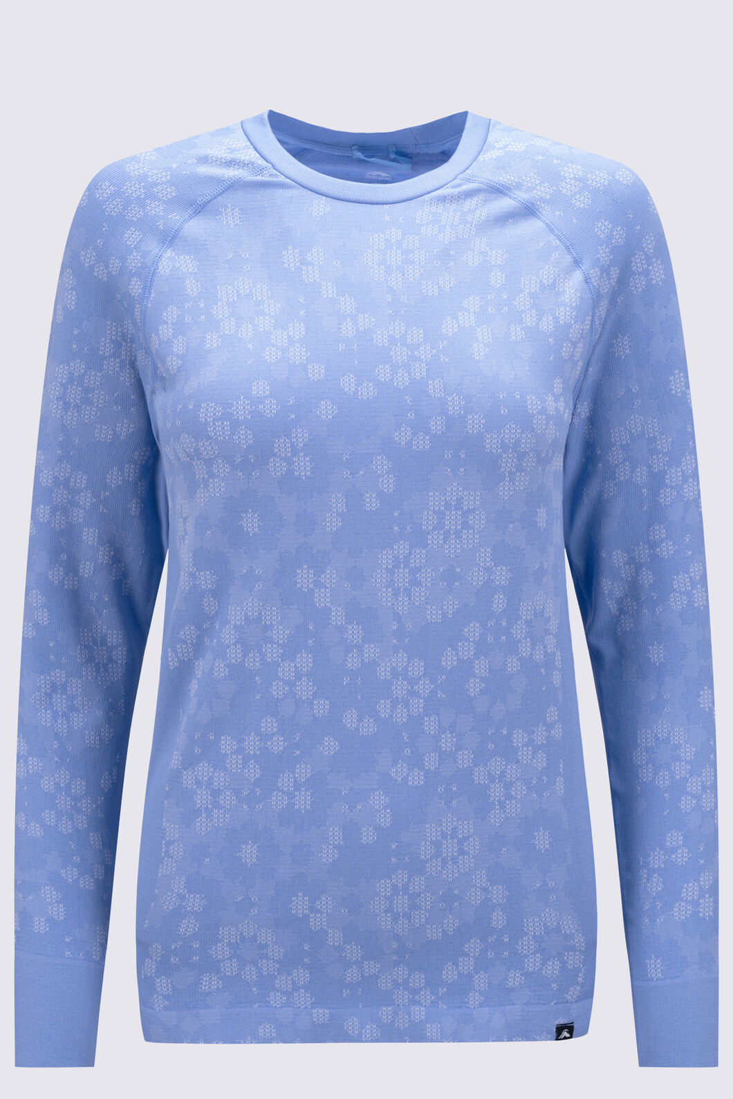 Macpac Women's Brunner Base Layer Long Sleeve Top, Hydrangea, hi-res