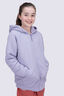 Macpac Kids' Waffle Sherpa Hooded Jacket, Wisteria, hi-res