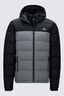 Macpac Men's Halo Hooded Down Jacket ♺, Black/Smoked Pearl, hi-res