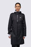 Macpac Women&rsquo;s Mistral Long Raincoat, Black, hi-res