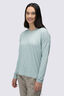 Macpac Women's Eva Long Sleeve T-Shirt, Grey Mist Marle, hi-res