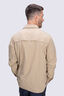 Macpac Men's brrr° Long Sleeve Shirt, Cornstalk, hi-res