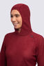 Macpac Women's Nitro Fleece Pullover, Pomegranate, hi-res