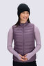 Macpac Women's Uber Light Down Vest, Black Plum, hi-res