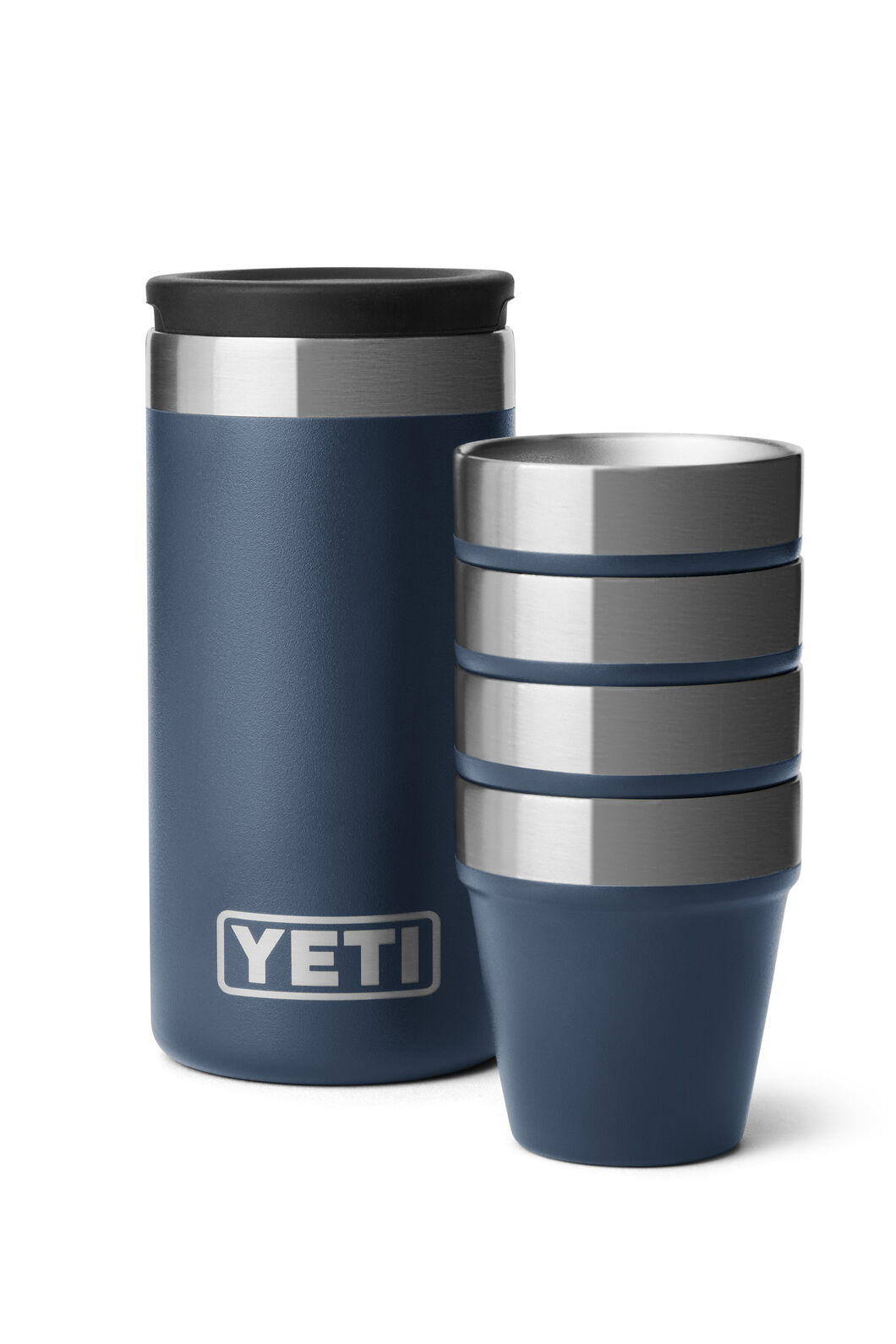 YETI&reg; Shot Glasses with Case, Navy, hi-res