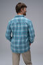 Macpac Men&rsquo;s Vale Long-Sleeve Shirt, Camp Teal Check, hi-res