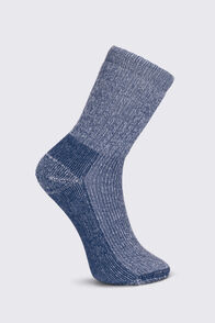 Macpac Kids' Winter Hiking Sock, Denim, hi-res
