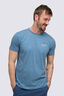 Macpac Men's Alps Fairtrade Organic Cotton Short Sleeve T-Shirt, Captains Blue, hi-res