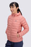 Macpac Women's Uber Light Hooded Down Jacket, Terracotta, hi-res