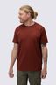 Macpac Men's Vintage Embroidered Fairtrade Organic Cotton Short Sleeve T-Shirt, Fired Brick, hi-res