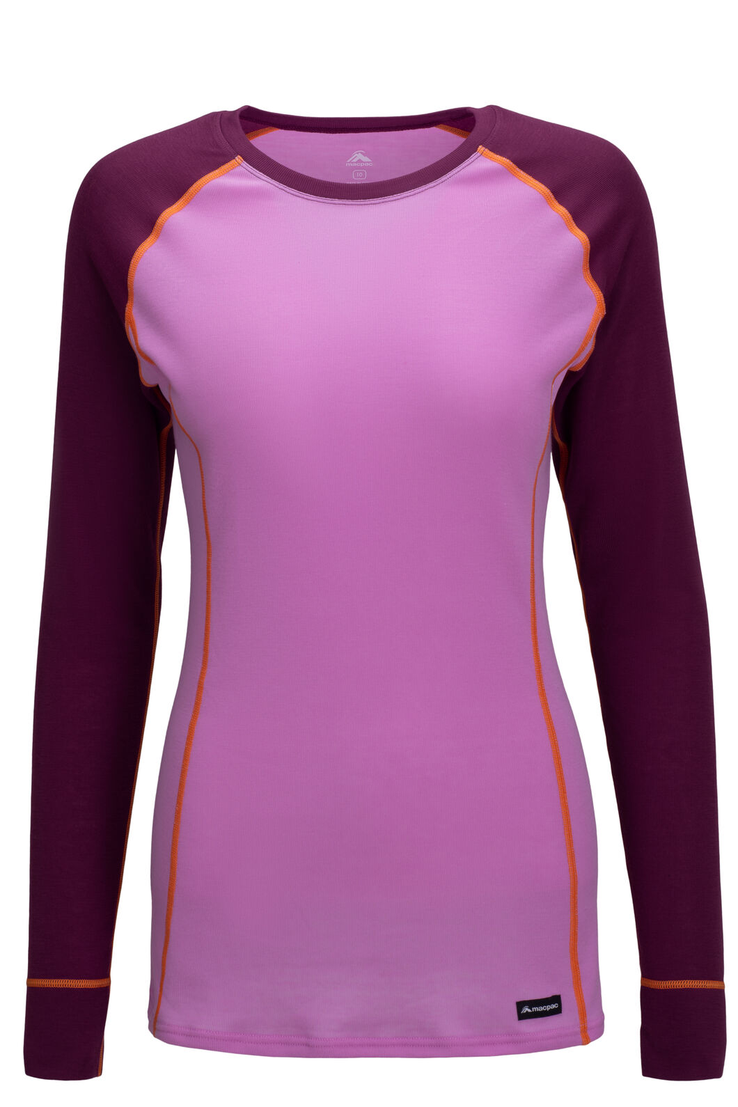 Macpac Women's Geothermal Long Sleeve Top, Amaranth/Orchid, hi-res