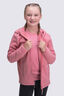 Macpac Kids' Mini Mountain Hooded Fleece Jacket, Brandied Apricot, hi-res