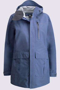 Macpac Women's Copland Raincoat, Blue Indigo, hi-res