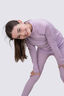 Macpac Kids' 220 Merino Long Johns, Fair Orchid, hi-res